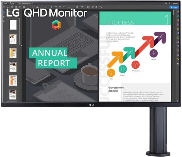 LG 32QP880-B QHD IPS Monitor with ErgoStand
