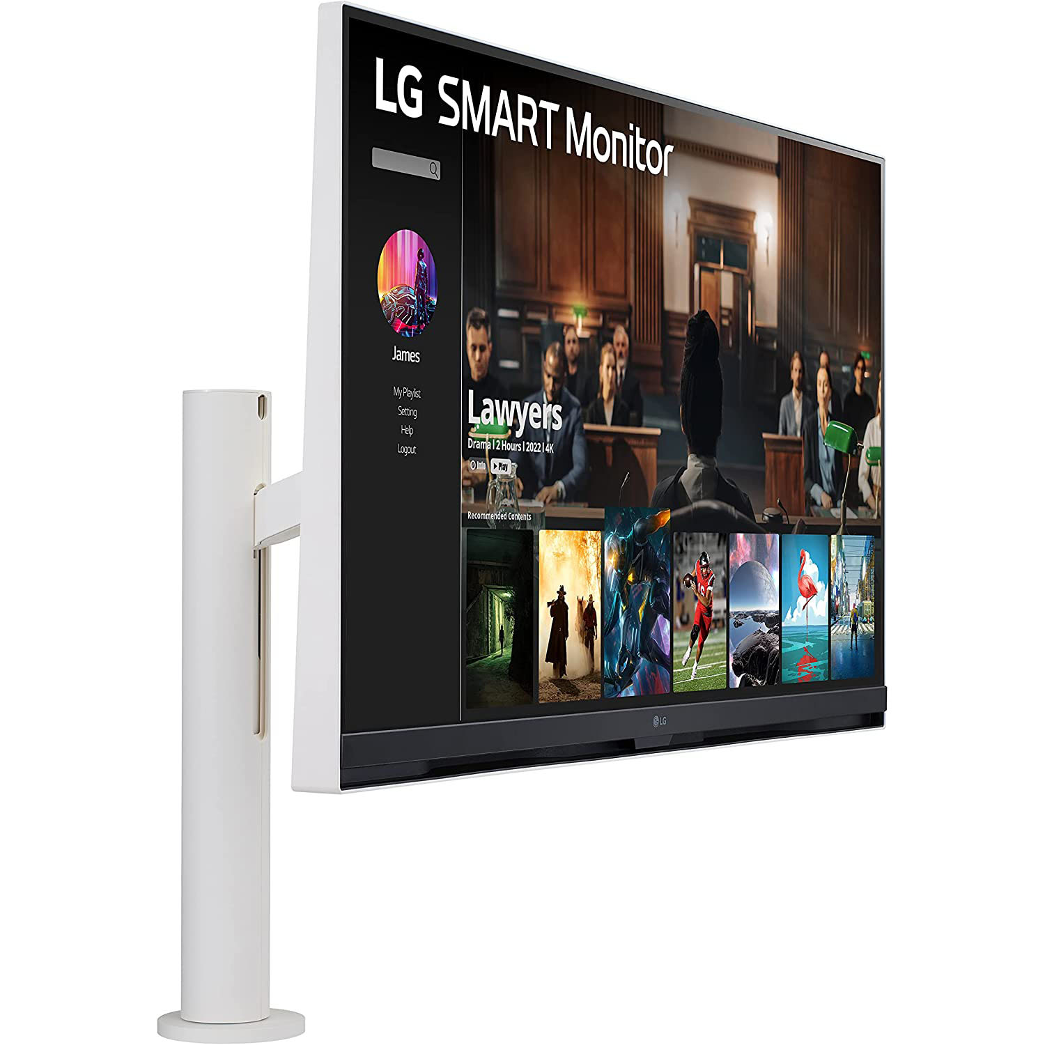 LG 32SQ780S-W Ergo Stand Monitor