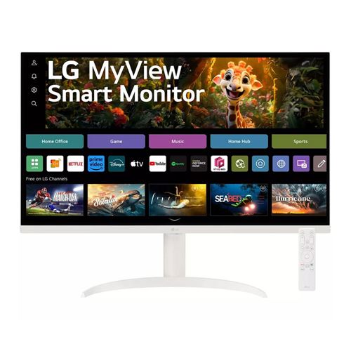 LG 32SR75U-W 32-inch MyView Smart Monitor 4K UHD webOS